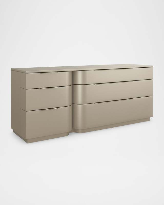 Oblique 6-Drawer Dresser